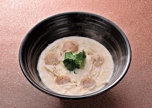 貝柱クリームのおうどん