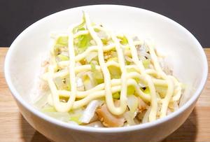 油そば研究所 マヨネギチャーシューごはん