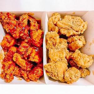 ハーフ＆ハーフチキン(8pcs)お好みで選べる2種類のソースHALF ＆HALF CHICKEN