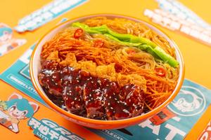 秘伝チキンカツビビンバ