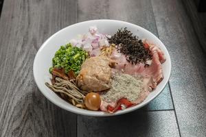 蟹煮干し油そば【デリバリー専用商品】