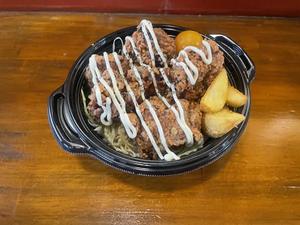 絶品！照り焼き風唐揚げ丼