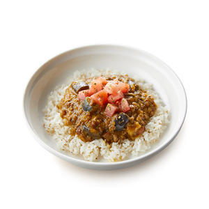 【単品】茄子と牛挽肉の辛くないキーマカレー(180cc)(ルーのみ)