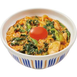 なか卯 とろたま菜の花の親子丼 Oyakodon w/ Canola Flowers & Raw Egg
