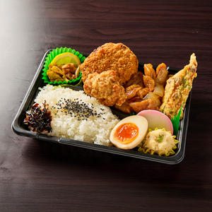 ⑥にんにくもも＆鶏メンチ＆鶏スタミナ焼き弁当