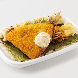 ほっともっと アジフライのりタル弁当(ソース)