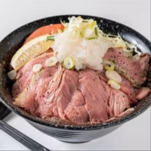 おろしポン酢ローストビーフ丼