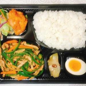 青椒肉絲弁当