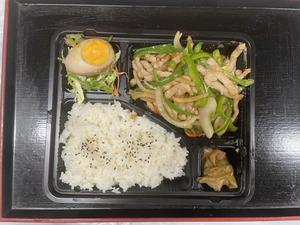 青椒肉絲弁当