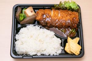 ロースカツのデミグラスソース弁当