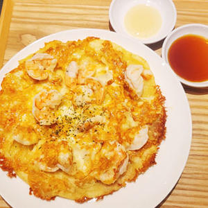 エビチーズチヂミ