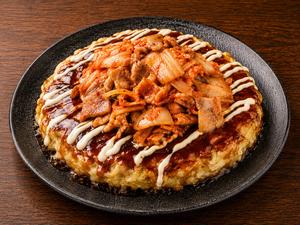 豚キムチお好み焼き