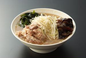 ねぎラーメン(味変調味料付き)麺の固さ指定はできません。