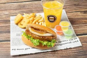 てりやきサンド+オレンジジュースセット