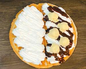 レアチーズ＆チョコレートソース＆ミルククリーム