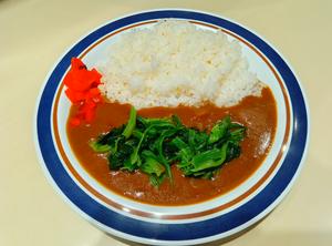 富士そば ほうれん草とカレー！ ほうれん草カレーライス