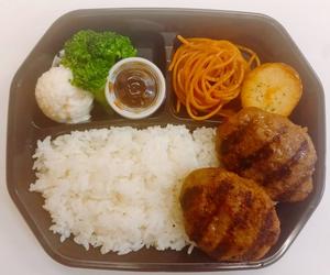 和牛&合挽ペアハンバーグ弁当
