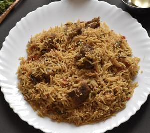 マトンピリヤニ (骨付き)mutton Biryani(with bone )