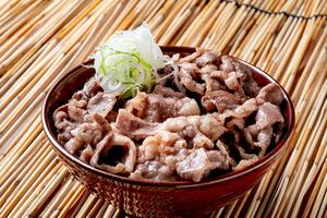 牛カルビ丼(塩だれ)