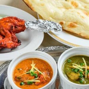 タンドリーチキン2本と2カレー【TANDOORICHICKEN with2CURRY Set】