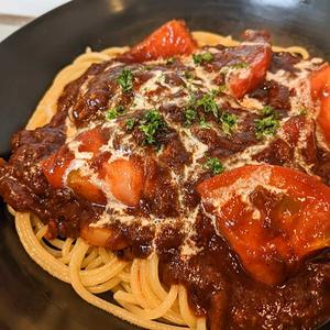 トマトが入った！トマトミートソース