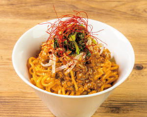 汁なし辛増しごま豆乳担々麺(3辛)