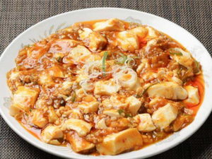 麻婆豆腐(豆挽腐煮)