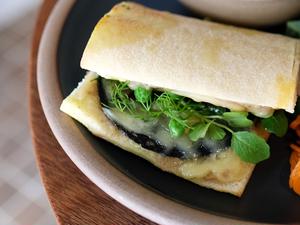 ベジタブルホワイトソースのクロックムッシュサンド / Croque Monsieur Sandwich with Vegetable White Sauce