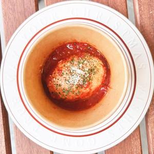 【管理栄養士監修】やわらかハンバーグのオーガニックトマト煮込み