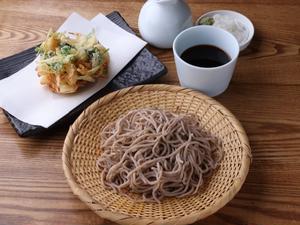 柿家すし 【冷】かき揚げ天もりそば