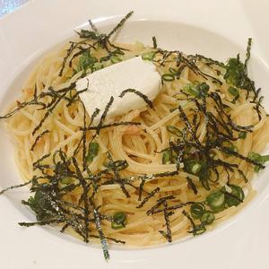 明太子クリームチーズパスタ Mentaiko pasta with cream cheese