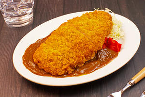 人気No.1【納得のボリューム】ロースカツカレー