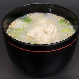 【選べる】自家製つくね入りスープ
