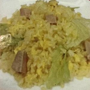 チャーシュー入り炒飯 ー叉炒