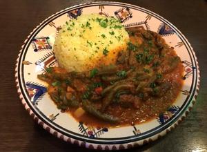 パプリカインゲンカレー