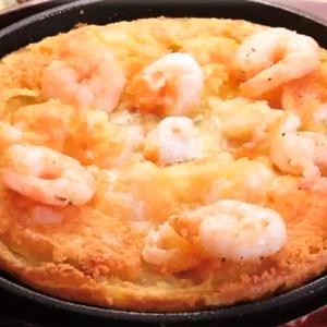 エビチーズチヂミ