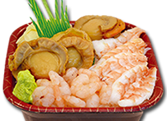 大漁丼家 21.エビ帆立
