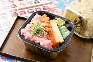 丼丸 ねぎとろウニイクラ丼