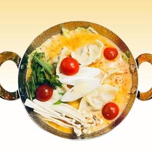 豆乳スープ鍋水餃子