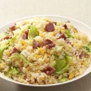 チャーシュー入りチャーハン