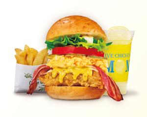 BLTエッグチキンバーガー ドリンクポテトセット