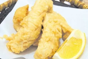 大山鶏ささみ紀州梅蜂蜜漬け天ぷら