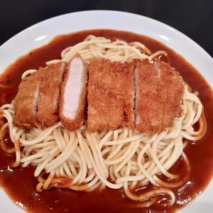 とんかつあんかけスパ