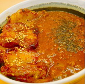 【カレーのせ】せあぶら豚丼中盛
