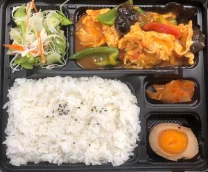 トマトと卵の炒め弁当