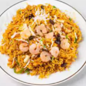 スパイスシーフードビリヤニ Spice seafood biryani