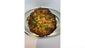 【ハーフサイズ】キムチチーズチヂミ(4枚入り)(Half size Kimchi Cheese Pancake)