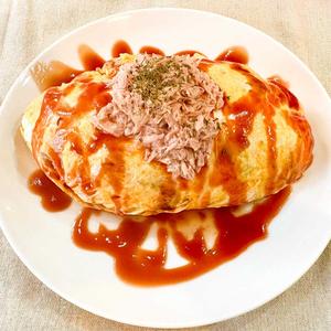 ツナドライカレーオムライス