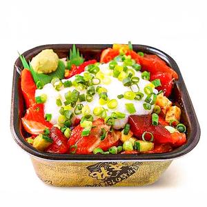 丼丸 バラとろろ