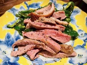 鴨肉のチンジャオロース